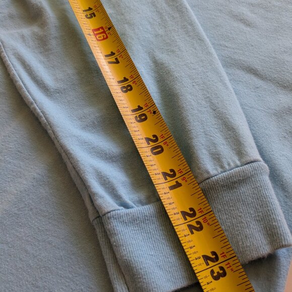Vintage The Salty Dog Cafe Long Sleeve Shirt Size L Hanes light blue - Picture 7 of 7